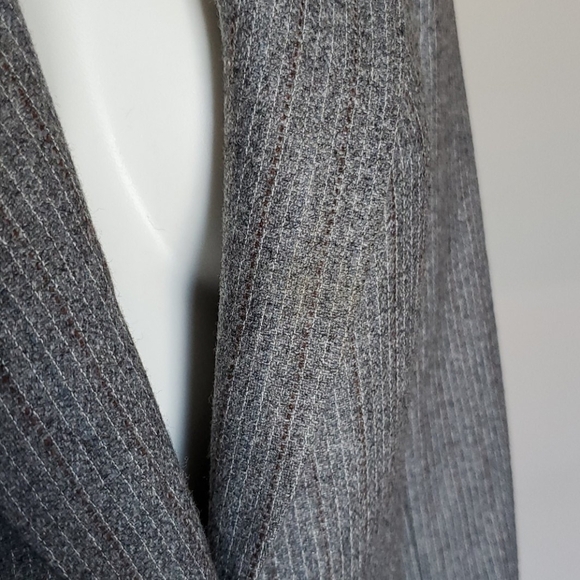 RARE Vintage 80s Gray Made in USA Union Wool Suit - Picture 3 of 13